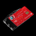 【ZOSR】WUXU 1pc Hard Plastic Unisex  Business Case Multi-use Protector Cover Badge Name Card Work Card Holders Card Sleeve  Pouch. 