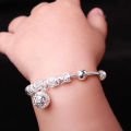 2Pcs Adjustable Infant Baby Embossing Bell Bangle Hand Bracelet Jewelry. 