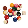 Pool Balls Set, Best Color Saturation Billiards Balls Scratch Resistant 5.72cm for Entertainment. 