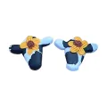 1 Pair Ear Studs Acrylic Cute Small Solid Personality Gift Hypoallergenic Dairy Cow Shape Women Earrings Fashion Jewelry. 