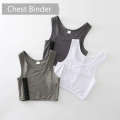 Women Chest Side Buckle Breast Trans Binder Tomboy Bra Breathable Sportswear S-6XL. 