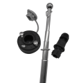 Canoe Flag Pole Yacht Dinghy Kayak Deck Mount Flag Pole Lock Socket. 