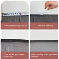1/2/3M Self-adhesive Sealing Strip Door And Window Glass Window Anti-collision Rubber Strips Silicone Gel Sound Insulation Strip 1Roll. 