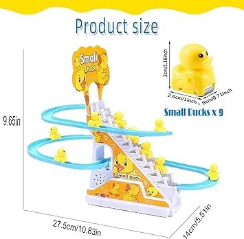 Lovely%20Duck%20Slide%20Toy%20Escalator%20Toy%20with%20Lights%20and%20Music%20-%20Image%206