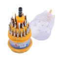 Tool Set 31 In 1 Screwdriver Kit Multifunctional Screwdriver Carbon Steel Electronics Repair Kit Tools High quality Magnetic Screwdriver Set Precision Screw Driver Maintenance Tools 31 Tools in 1. 