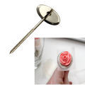DIY Stainless Steel Cake Cup Ice Decorating Nail Tool Cake Flower Needle. 