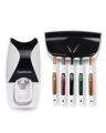 Automatic Toothpaste Dispenser With Toothbrush Holder. 