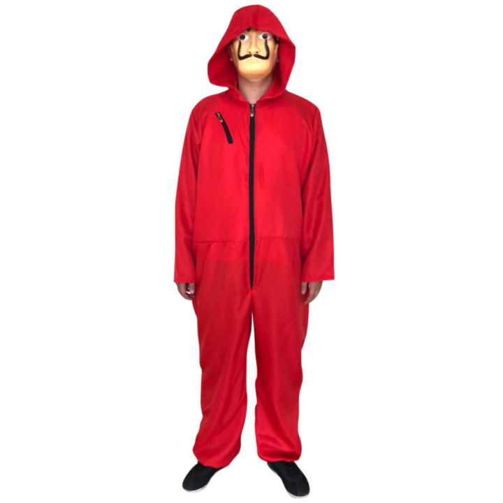 Salvador Dali Money Heist The House of Paper Jumpsuit Adult Kids Cosplay Costume