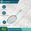 ALP V5 2.0 T1100 full carbon fiber badminton racket | 30 lbs pressure bearing + fish mouth cone cover | 4U ultra-light attack racket | Bullet nails to resist deformation | COD cash on delivery. 