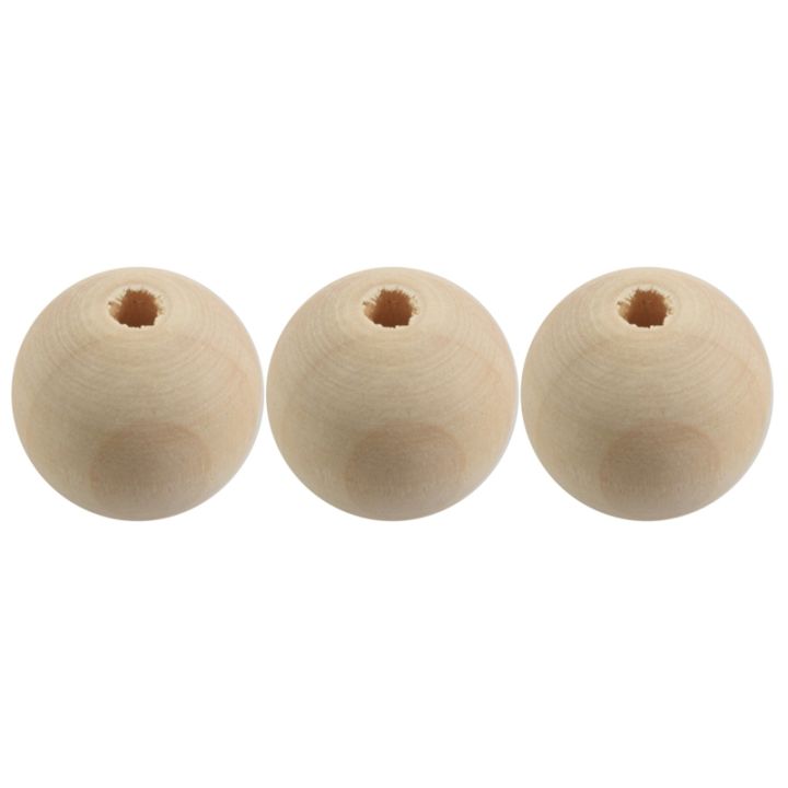 30x%20Natural%20Ball%20Wood%20Spacer%20Beads%2025mm(1inch)%20-Jewellery%20Making%20Findings,DIY%20Crafts%20Wood%20Color%20-%20Image%206