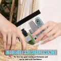 Transparent PEVA Cosmetic Zipper Bag With Pull Ring Travel Makeup Brush Accessories Packaging Storage Display Favors. 