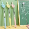 Durable Stainless Steel Teaching Pointer Telescopic Rod Finger Design Teaching Stick Classroom Finger Pointer Students. 