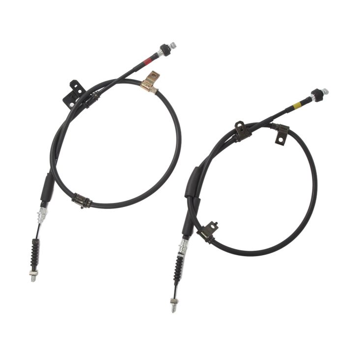 2x Rear Left & Right Parking Brake Cables For Hyundai Tiburon 2005-2008 2.0L 2.7L