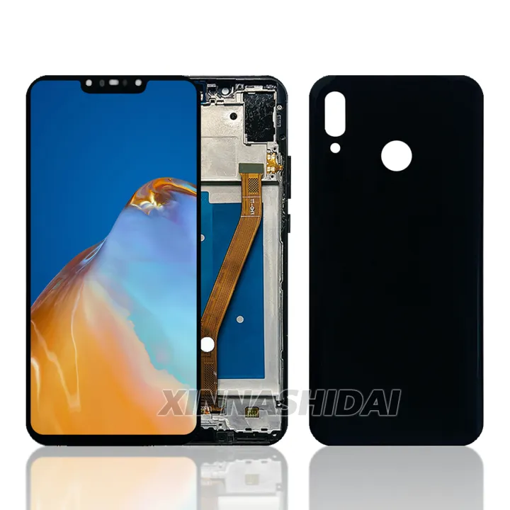 durableFashion%20For%20Nova%20Touch%20Screen%20Frame%20R-LX9%203%20PAR-%20Nova%206.3%20Huawei%20LX1%20PAPAR-AL00%20LCD%20Display%20Battery%20Cover%20Shell%20Hua%203i%20-%20Image%202