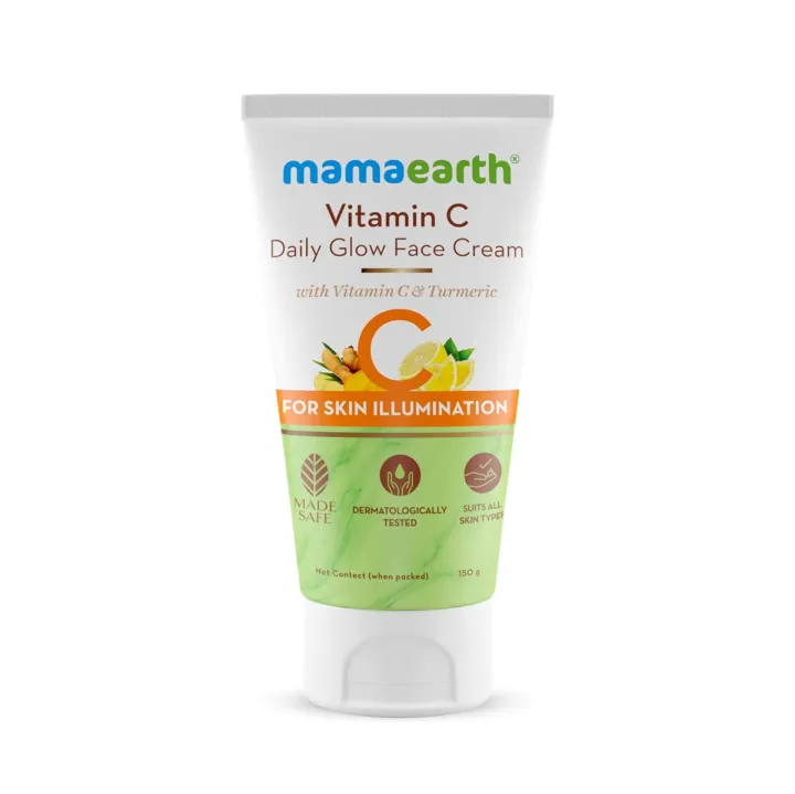 Vitamin C Daily Glow Face Cream With Vitamin C & Turmeric for Skin Illumination – 150ML