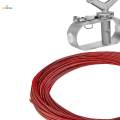 Cable Winch Melt Glue Rectangular Stainless Steel Wire for Winter - Steel Wire 100 Feet. 
