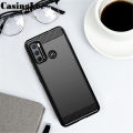 Protect Cover For Motorola G40 Fusion Case Carbon fiber drawing Soft Silicon Phone Cases for Moto G40 Fusion Back Cover For girls and Boys. 