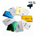 5Pcs Bank Id Lock Metal NFC Anti Rfid Card Holder Blocking. 