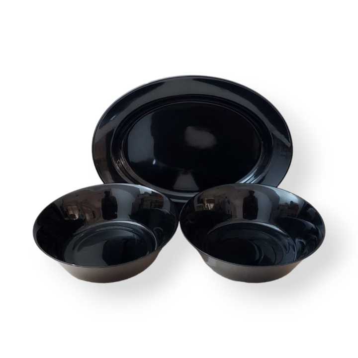 Dinner%20Set%20&%20Luster%20Tea%20Set%2033Pcs%20Black%20Dinnerware%20%E2%80%8BPorcelain%20Dish%20&%20Coffee%20Set%20-%20Image%203