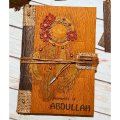 Handmade personalized journal note book/journal/note books/handmade books. 