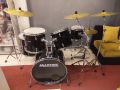 Brand New Maxtone 6 pieces Accoustic Full Drum Set with 3 Cymbal, Hihat - Black Drum kit cymbal. 