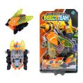 Transformable Insects Toys - Toddler Car | Action Figures | 5 In 1 Insect Team Building Construction Robot, Learning Educational Kit Transform Into a Big Robot For Birthday Christmas. 