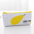 Cute Pencil Case Design Stylo (French For Pen) PU Leather Pencil Case Summer School Supplies Watermelon Print Pencil Bag. 