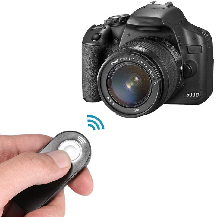 SLR IR Wireless Remote Control Shutter Release for DSLR Cameras | Daraz.lk