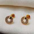 Gold Plated Guaranteed Women Earrings With Stone Beauty Fashion Jewellery. 