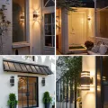 Lampu LED dekorasi dinding, lampu dinding LED, lampu Sconce tahan air, lampu tangga eksternal, lampu masuk, lampu dekorasi rumah. 