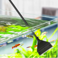 Aquarium cleaning tool fish tank flat sand algae removal dual-use glass algae removal scraper household cleaning supplies tool. 