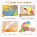 2 Pcs Sombrillas De Para Mini House Accessories Small Umbrella Beach Umbrella Metal Parasol Child. 