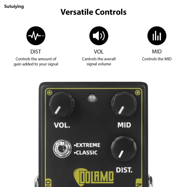Sutuiying%20D-17%20Effects%20Pedal%20Dolamo%20Heavy%20Metal%20Guitar%20Effects%20Pedal%20Luxury%20High%20Gain%20Distortion%20Volume/Mid%20DC%209V%20with%20True%20Bypass%20-%20Image%204