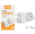 LDNIO Z4 World EU US UK Travel Adapter Universal All in One Charger Socket AC Converter for 2 Pin Round Wall Socket Plug. 