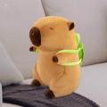 Cartoon Capybara Plush Toy Snuggling Soft Plush Pillow for Birthday Gift 35cm. 