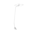 Mosquito Net Stand Mosquito Net Holder Clip- on Crib Canopy Holder Rack Mosquito Net Accessories for Baby Crib Bed. 