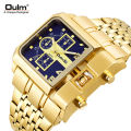 Oulm brand fashion business, large dial, luxury, style, quartz men's watch. 