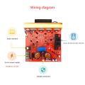 Power Amplifier Audio Board 180W+180W 2.0 Channel FET Speaker Amplifier Sound Preamplifier Dual AC18V-26V with Fan. 