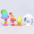 LZMERX 12pcs/set Trolls Action Figure PVC Movie Trolls Collectible Poppy Branch DJ Suki Cooper Dolls Kids Toy for Children Gift Solid Doll Ornaments Cake Decoration. 