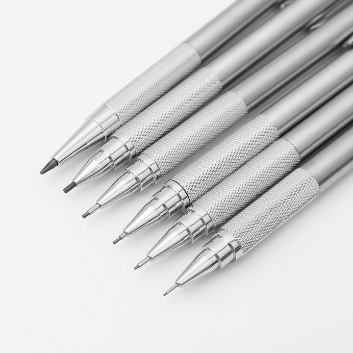 New%20High%20Quality%20Metal%20Mechanical%20Pencil%20Set%200.3/0.5/0.7/0.9/1.3/2.0mm%20Lead%20Refills%20Art%20Automatic%20Drafting%20Sketching%20Stationary%20Pencils%20Office%20School%20Supplies%20-%20Image%203