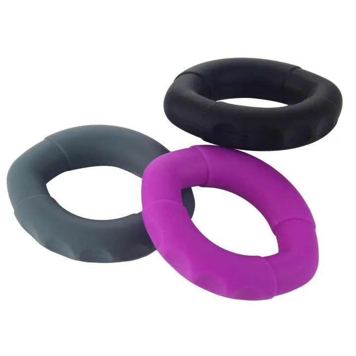 Olive Shape Hand Grip Strengthener 3 Level Silicone Ring Resistance Strength Trainer Exerciser For Increasing Hand Finger