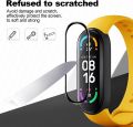 1 Pc of Screen Protector Tempered Glass For Xiaomi mi band 7 Screen Protector Protective For Xiaomi Mi band 7 Cover For Mi band 7 Not Glass(Not Glass) Full Cover. 