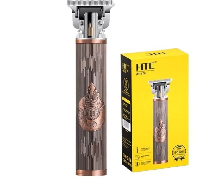 HTC%20AT-178%20Rechargeable%20Professional%20Cordless%20Dragon%20Hair%20Beard%20Shaver%20Lithium%20Battery%200Mm%20Zero%20Cutting%20Clipper%20All%20Metal%20Hair%20Cutting%20Machine%20-%20Image%202