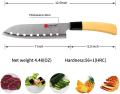 Guns Ceramic Knife Santoku Blade Japanese Knife with Holes Long 7 Inches Sharp & Durable for Cutting Meat Chicken Cheese Vegetable Fruits EZ627. 