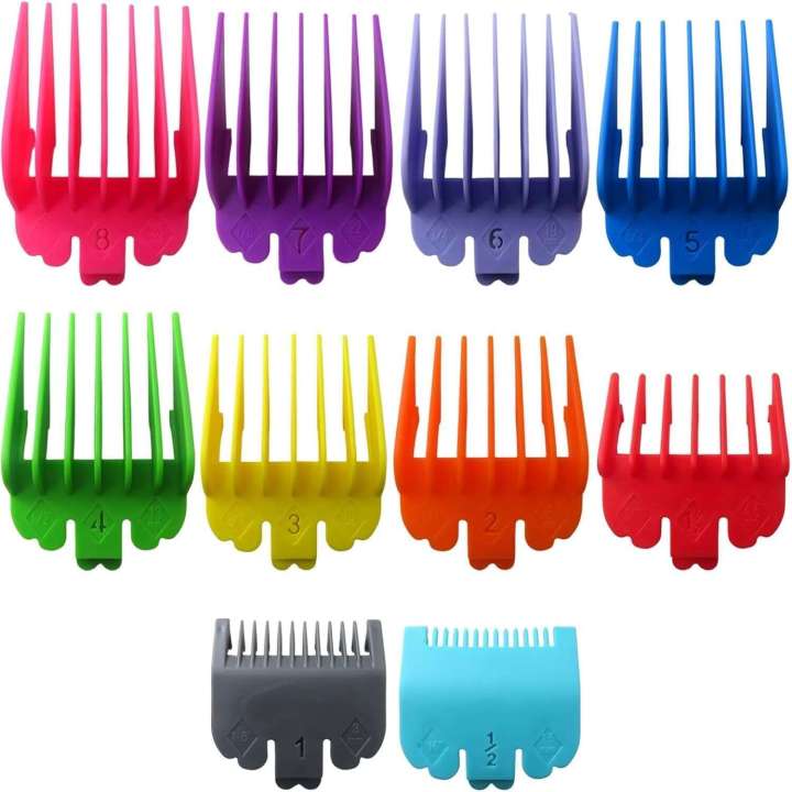 WELURE%2010Pcs%20Clipper%20Guards%20Set%20Replacement%20for%20Limural%20K11S/%20Novah%20HCL-001/%20Surker%20K7S/K9C/K9S%201/16%20to%201%20-%20Black%20-%20Image%209