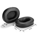 Ear Cushions Memory Foam Earpads Cover Replacement Ear Pads for ATH M50X Fits Audio Technica M40X M30X M20 Black. 