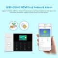 PGST PG 105 TUYA Security Alarm System WiFi Gsm RFID Home Burglar Security Alarm Home Kit Wired And Wireless Smart Life APP Control. 