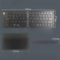 Mini Bluetooth Keyboard Portable Folding Keypad for IOS/Android/ Tablet Mobile Phone Keyboard. 
