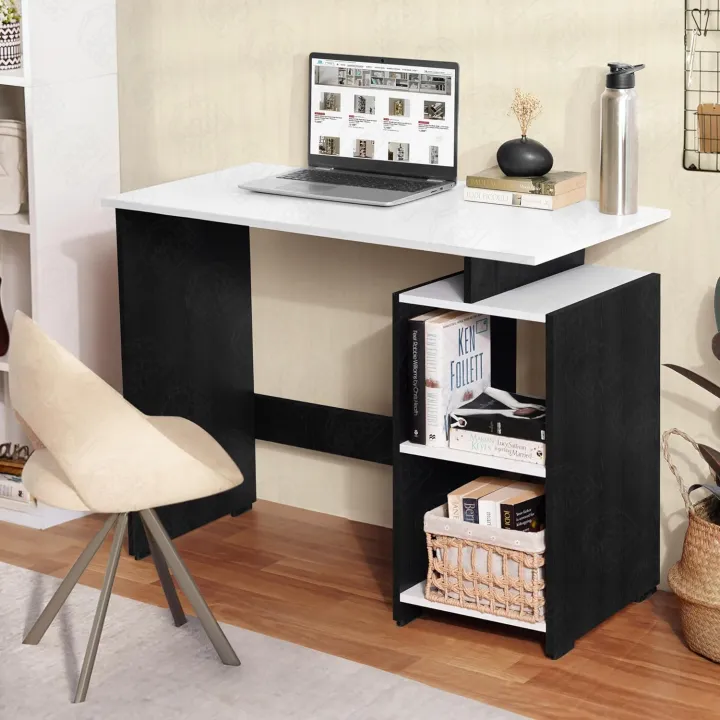 VTEC FURNITURE Modern Study Table with 2 Tier Bottom Storage | Office Desk | Computer Table | ST201