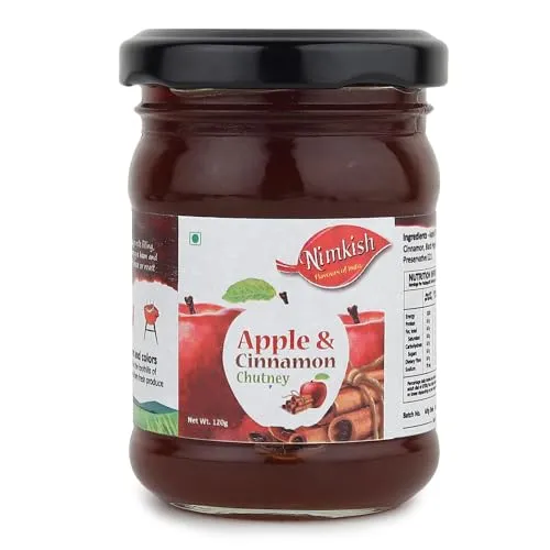 Nimkish Apple Cinnamon Chutney, 120g, Made in The Himalayas(FROM INDIA)JEZ